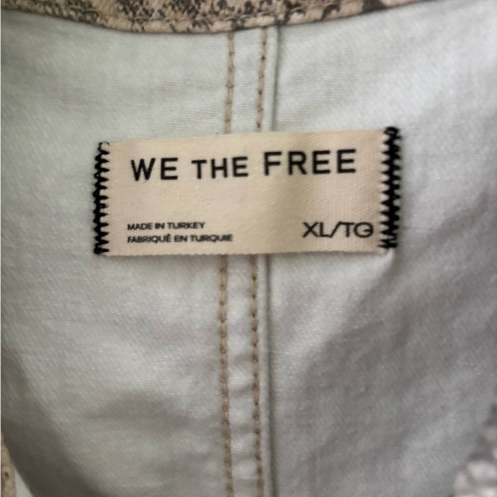 Free People Gray and Cream Snakeskin Jumpsuit - Picture 4 of 9